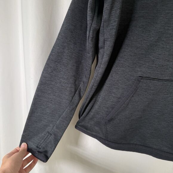 Under Armour Hoodie Women's Large Black Heathered Pink Camo Embroidered Pullover - Picture 3 of 11